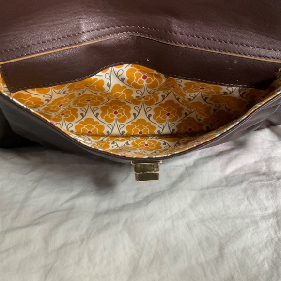 Leather Crossbody Foldover Bag by Emma Fox - Picture 11 of 16